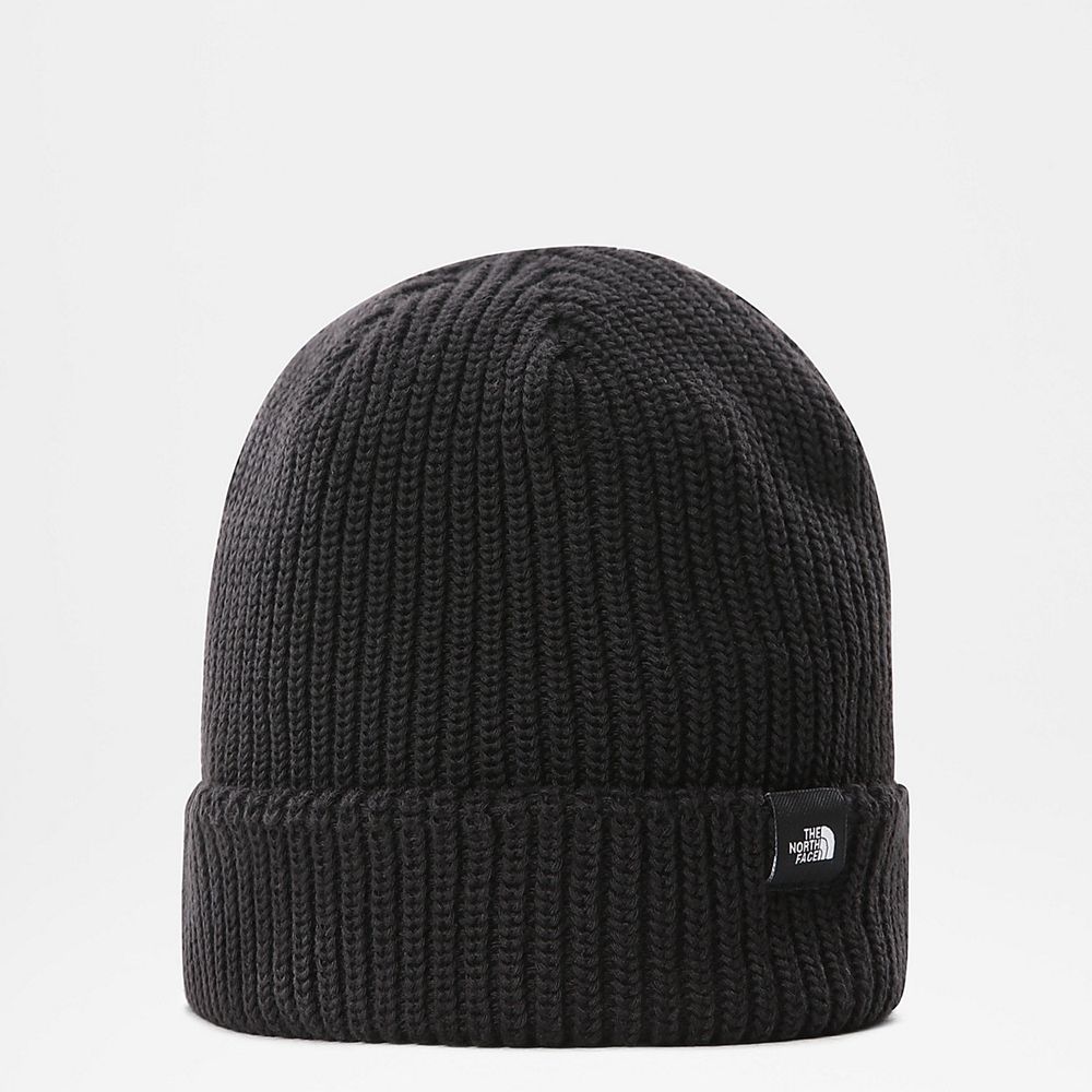 The North Face Beanies Mens Australia - The North Face Fisherman Black (OEV-831074)